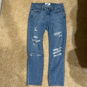 Womens Paige ripped jeans
